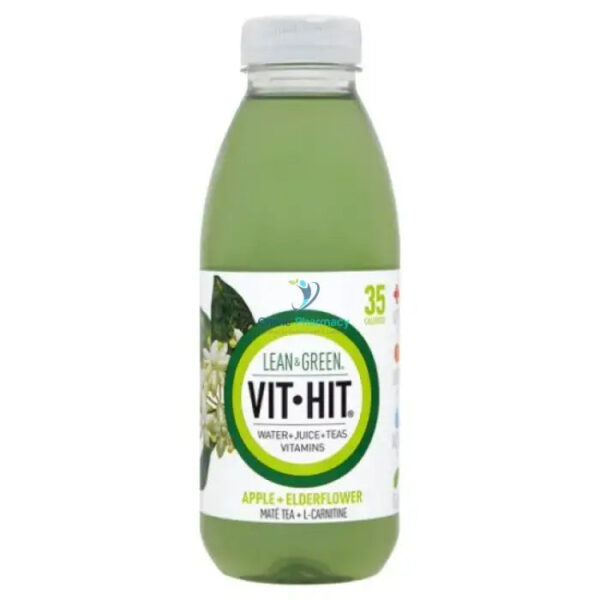 Vit Hit Lean & Green Apple + Elderberry 12 x 500ml