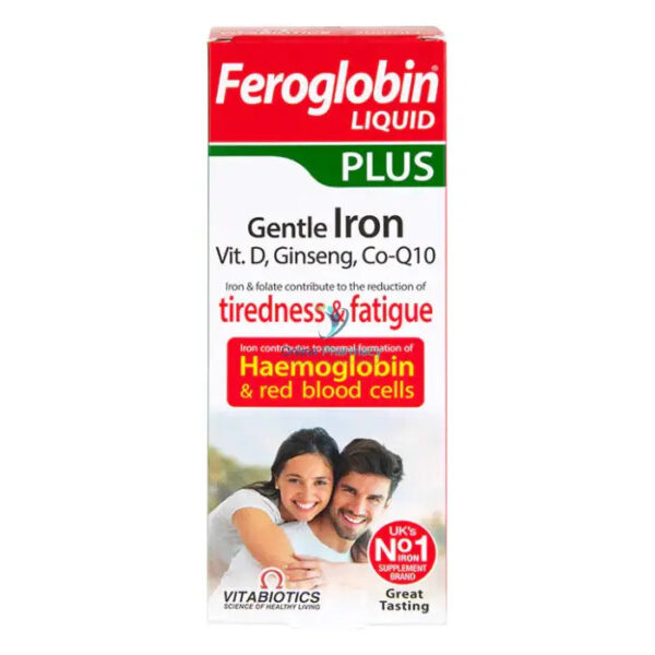 Vitabiotics Feroglobin Plus Gentle Liquid Iron - 200ml