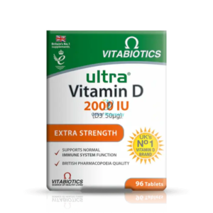 Vitabiotics Ultra D3 2000IU Tablets - 96 Tablets
