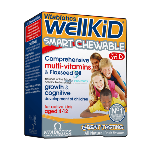 Vitabiotics Wellkid Tablets- 21 Essential Vitamins & Nutrients For Children