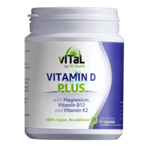 vITaL Vitamin D Plus with Magnesium, B12 and K2 - 60 Capsules