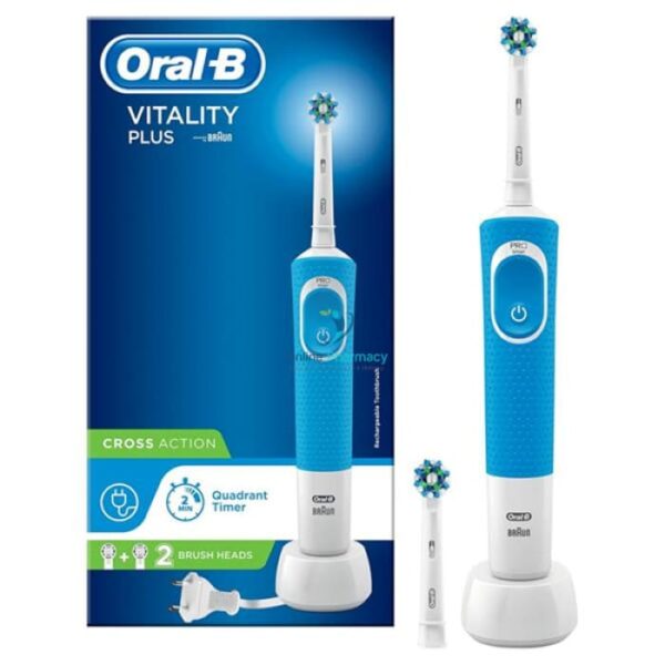 Vitality Plus Rechargeable Electric Toothbrush 3D Green