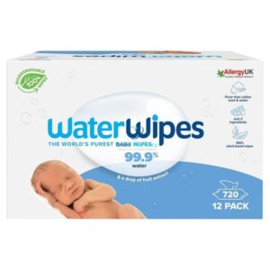 Water Wipes  - 12 x 60 Pack