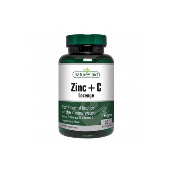 Natures Aid Zinc + Vitamin C Lozenges