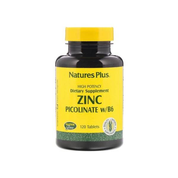 Natures Plus Zinc Picolinate w/ B6