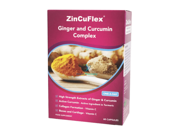 ZinCuFlex Joint Support Capsules - 60 Pack