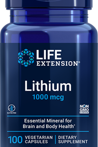Life Extension Lithium, 1000mcg - 100 vcaps