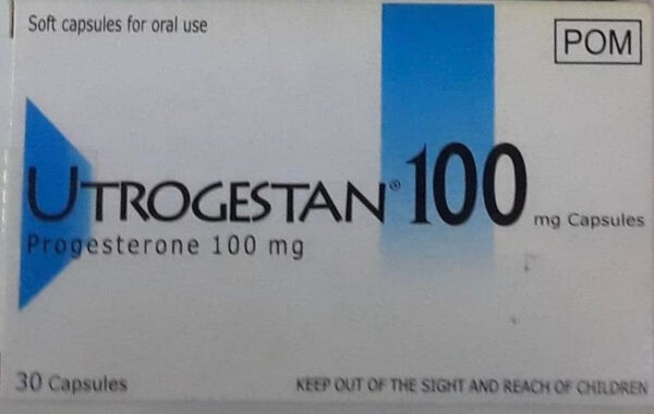 UTROGESTAN 100MG PROGESTERONE, 30 CAPSULES (POM)