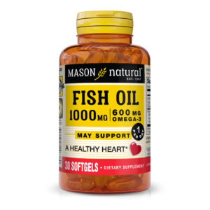 Fish Oil 1,000 mg Omega 3 600 mg