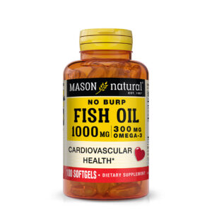 Fish Oil 1,000 mg Omega-3 300 mg No Burp