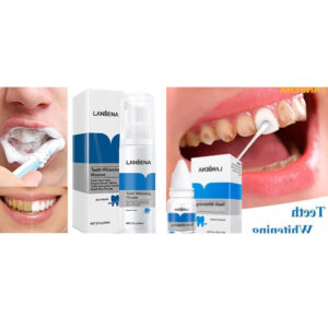2 IN 1 LANBENA TEETH WHITENING ESSENCE+LANBENA MOUTHWASH