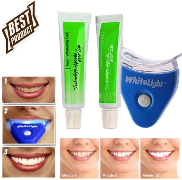 WHITELIGHT DENTAL TEETH WHITENING KIT WITH TEETH WHITENING GEL