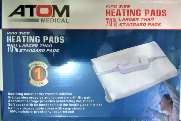 Electronic Heating Pad King Size 70% Larger ATOM AT-240