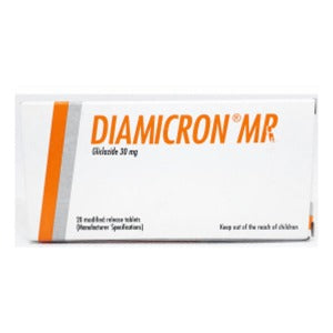 Diamicron Mr Tablets 30mg 2X10's