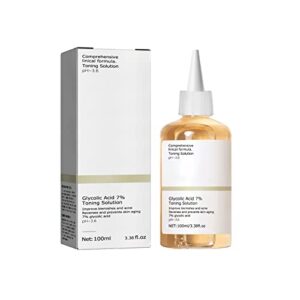 Glycolic Acid 7% Toning Resurfacing Solution,Exfoliate,and Rejuvenate Your Skin, Solution for Blemishes and Acne100ml ?
