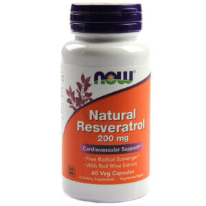 NOW NATURAL RESVERATROL 200MG