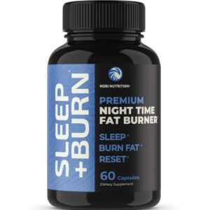 Night Time Fat Burner | Shred Fat While You Sleep | Hunger Suppressant, Carb Blocker & Weight Loss Support Supplements | Burn Belly Fat, Support Metabolism & Fall Asleep Fast | 60 Nighttime Pills