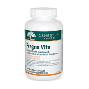 Genestra Brands - Pregna Vite - Prenatal & Postpartum Vitamin-Mineral Supplement - 180 Capsules