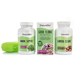 NaturalSlim Candiseptic Kit Capsules ? Formulated by Frank Suarez (1 Pack)