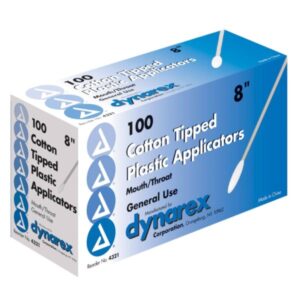 Plastic Mouth/Throat Applicator 8? # 4321