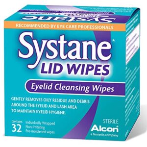 Alcon Systane Eyelid Cleansing Wipes, 32 Count (Pack of 1)