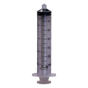 60mL Blister Pack Luer Lock Tip (60cc Syringe) Medigrative Box/30 MEDIGRATIVE60S
