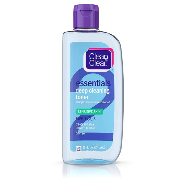 CLEAN & CLEAR ESSENTIALS DEEP CLEANING TONER FOR SENSITIVE SKIN