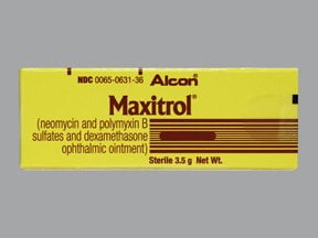Maxitrol Opht Eye Disinfectant Oint.3.5Gm