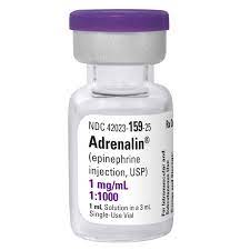 Adrenalin (Epinephrine Injection, USP) 1mg/mL 1:1000 Vial