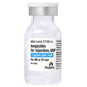 Ampicillin Injection, 1 g Vial, 10/Box
