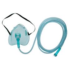 Oxygen Mask Adult Adjustable Nose Clip / Elastic Strap Case 50 # AS74010
