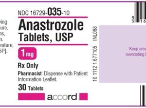 Anastrozole 1mg Tablets 30 Bottle # 16729003510