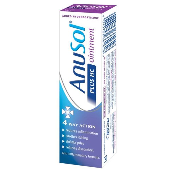 Anusol Plus HC Ointment - 15g (A)