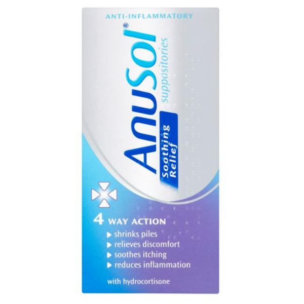 Anusol Soothing Relief - 12 Suppositories (A)