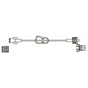 Minibore Extension Set with Slide Clamp and Female Luer-Lock, 8?, 0.4 ml 50/Case # BC561