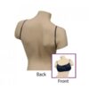 Disposable Bra Backless, Black Small/Medium, Bras Individually Bagged, 100 Bras Per Pack # 900510-1