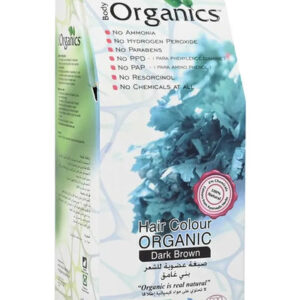 Body Organics Hair Color, 100g, Dark Brown