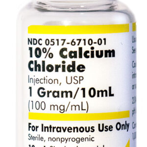 10% Calcium Chloride Injection, USP ? BOX OF 10 # 0517-6710-10