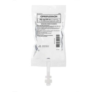 Ciprofloxacin in 5% Dextrose Injection, USP 1 x 24 bags