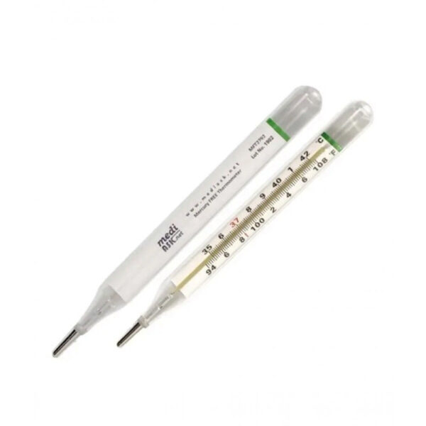 Clinical Analogue Oral Glass Mercury FREE Thermometer