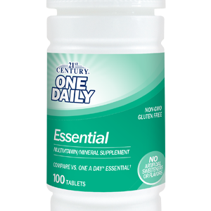 21ST CENTURY ONE DAILY ESSENTIAL MULTIVITAMIN/MINERAL SUPPLEMENT, 100 TABLETS