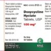 Doxycycline Hyclate100mg 50 Tablets