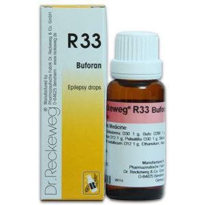 Dr. Reckeweg R 33 Constitutional Treatment in Epilepsy - 22 ML