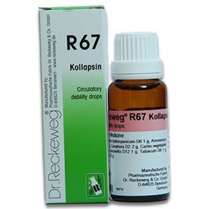 Dr. Reckeweg R 67 Drops for Circulatory Debility - 22 ML