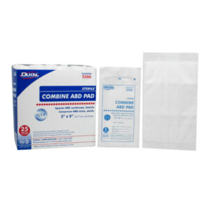 Abdominal Pad 5 X 9 Inch STERILE Case of 16 Trays # 5590
