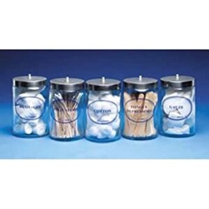 Sundry Jars, BLUE Labeled Size: 7? x 4 1/4?, 5 BLUE Labeled Jars Per Case # 4010