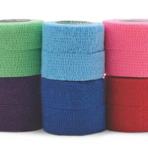 Non-Sterile Cohesive Bandage 1? Inch X 5 Yards Assorted Colors, 30/Box