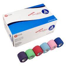 Cohesive Bandage: Assorted Colors 2? x 5 Yards # 3182 36/Box