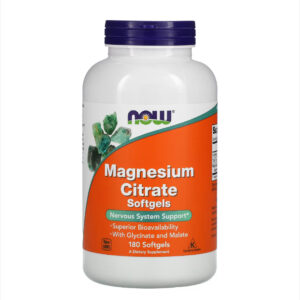 NOW MAGNESIUM CITRATE, 180 SOFTGELS