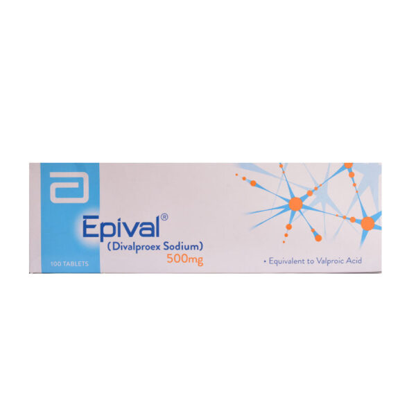 Epival Tablets 500mg 10X10's